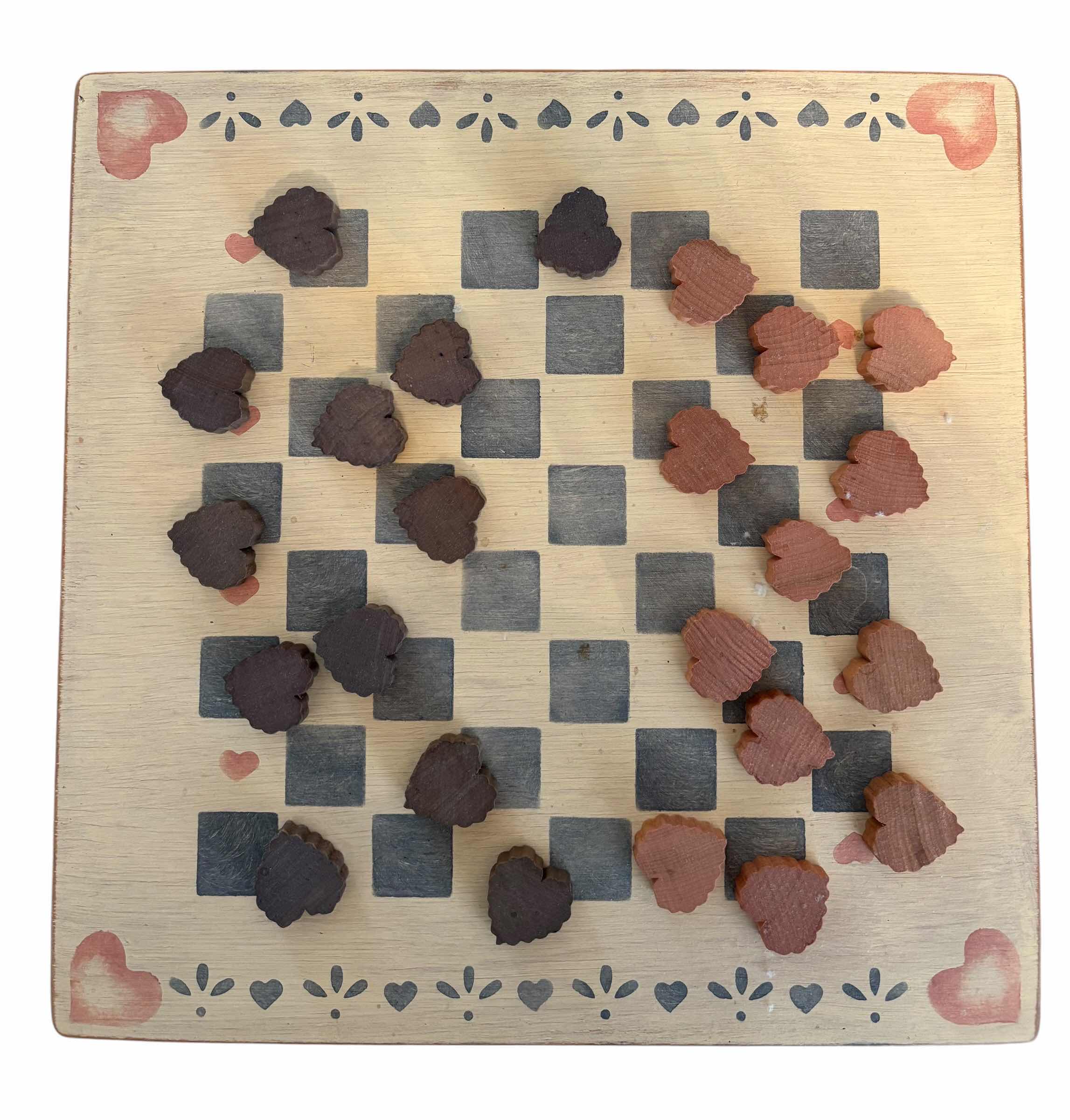 Photo 1 of HEART THEMED CHECKERS & BOARD
