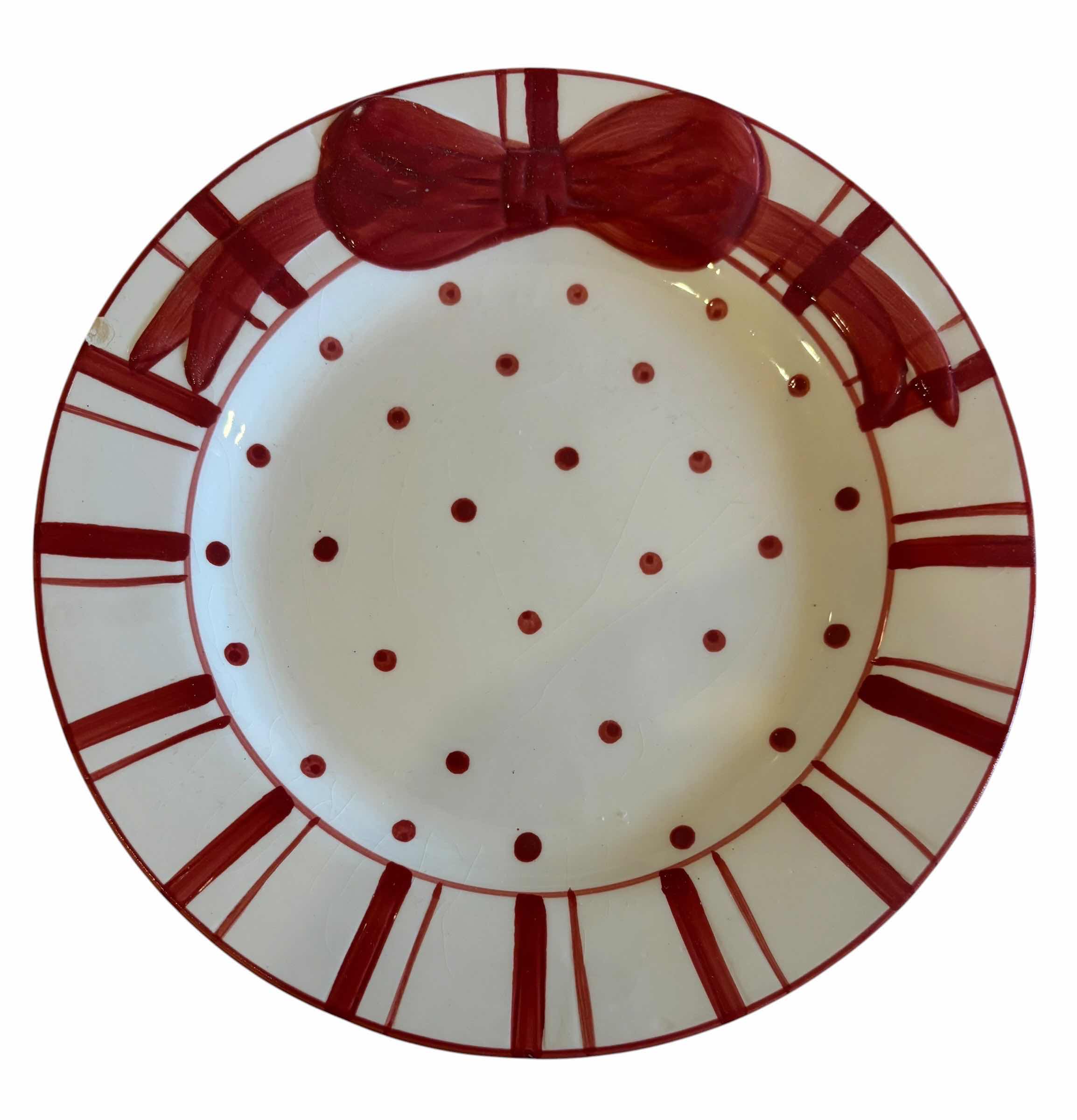 Photo 1 of VINTAGE SAN-X HAND PAINTED PLATES 8”D