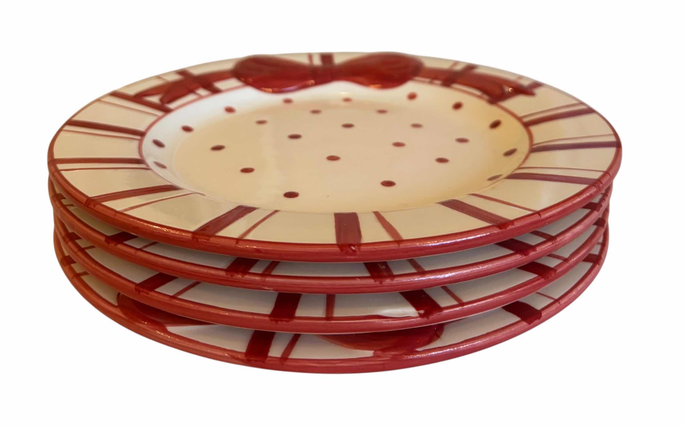Photo 1 of VINTAGE SAN-X HAND PAINTED PLATES 8”D