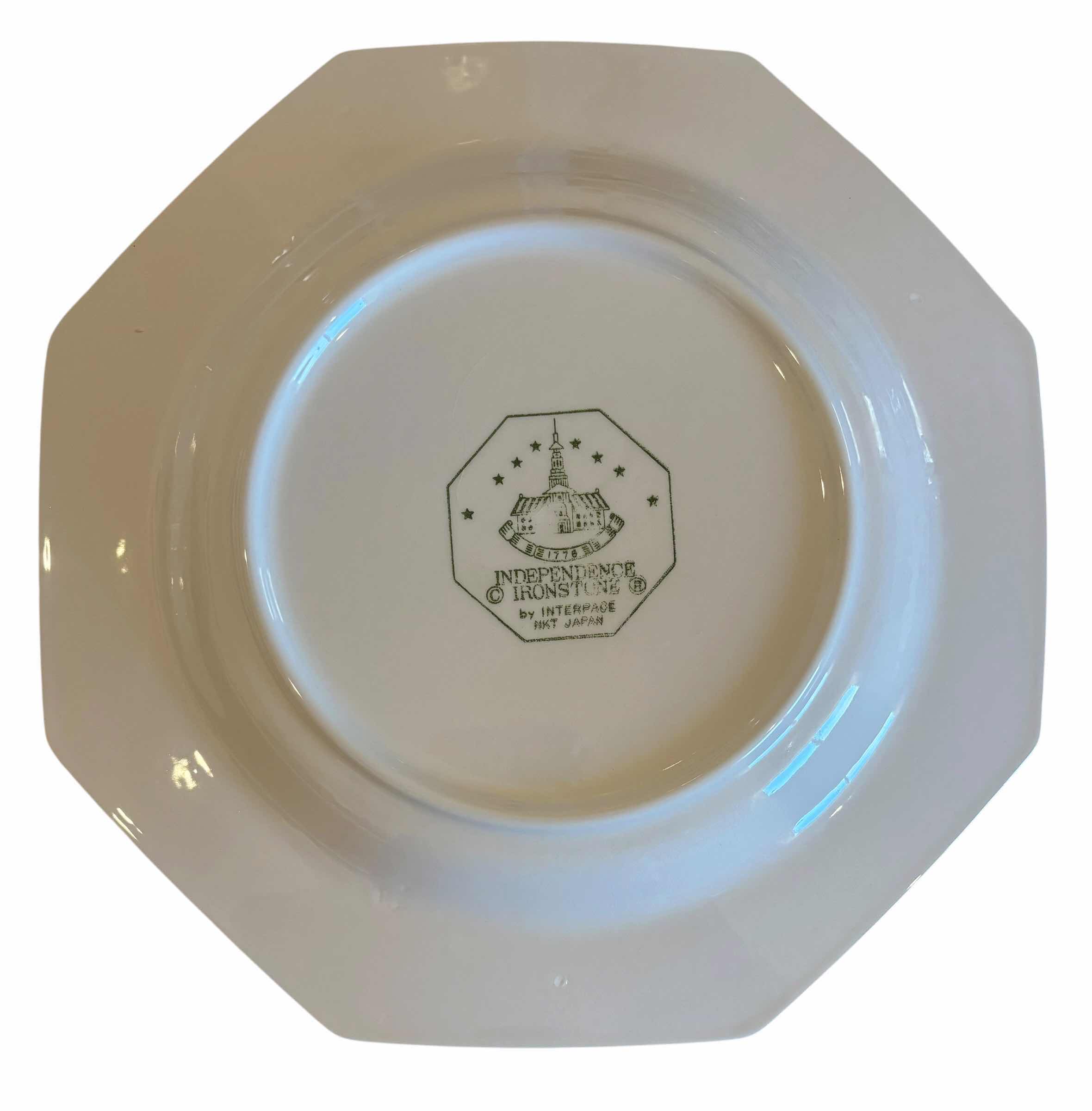 Photo 1 of VINTAGE INDEPENDENCE IRONSTONE INTERPACE MARY JANE DISH SET OF 4 PLUS 2 SERVING DISHES