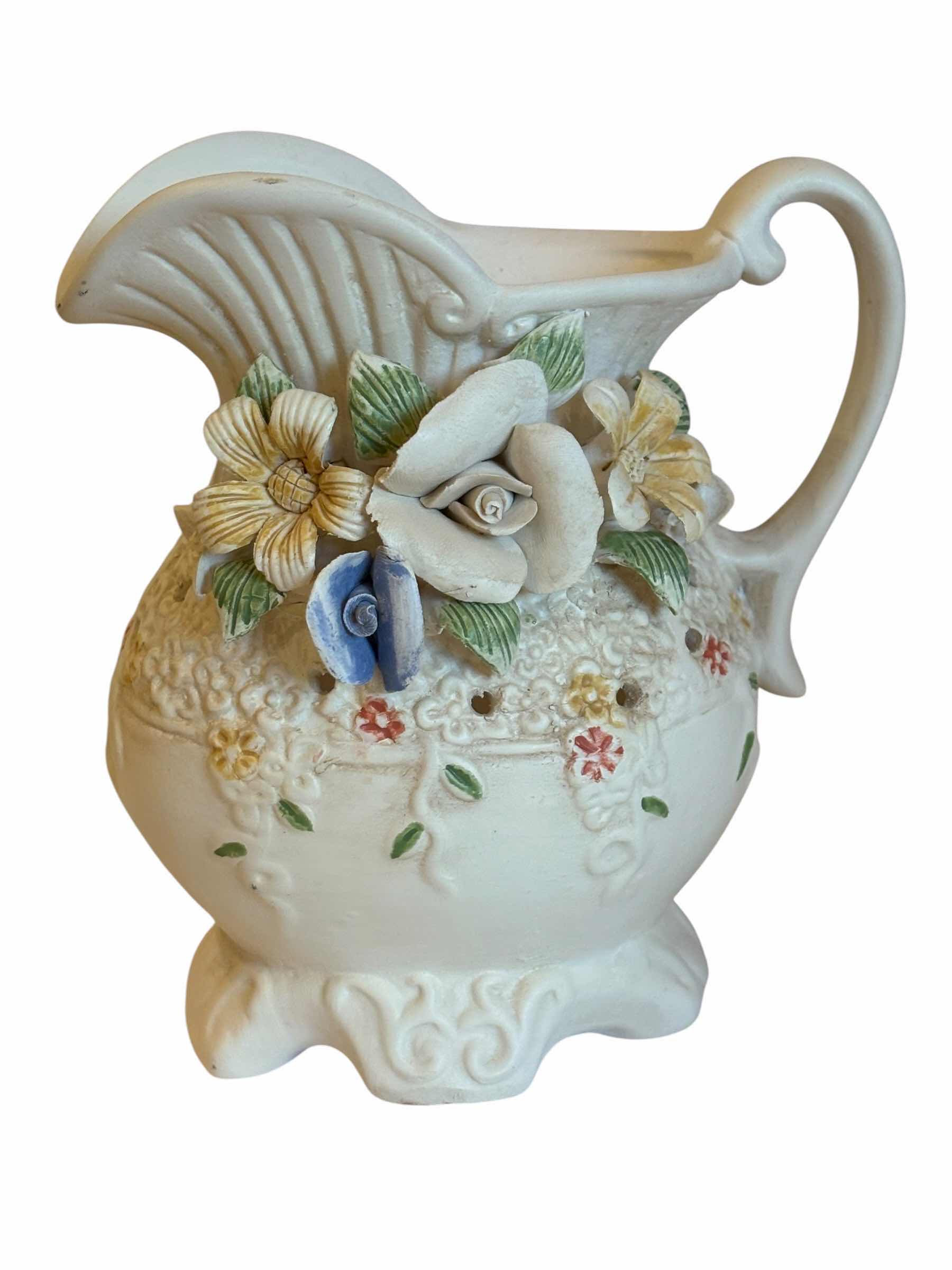 Photo 1 of FLOWER VASE & PITCHERS (TALLEST H6”) & SUGAR DISH