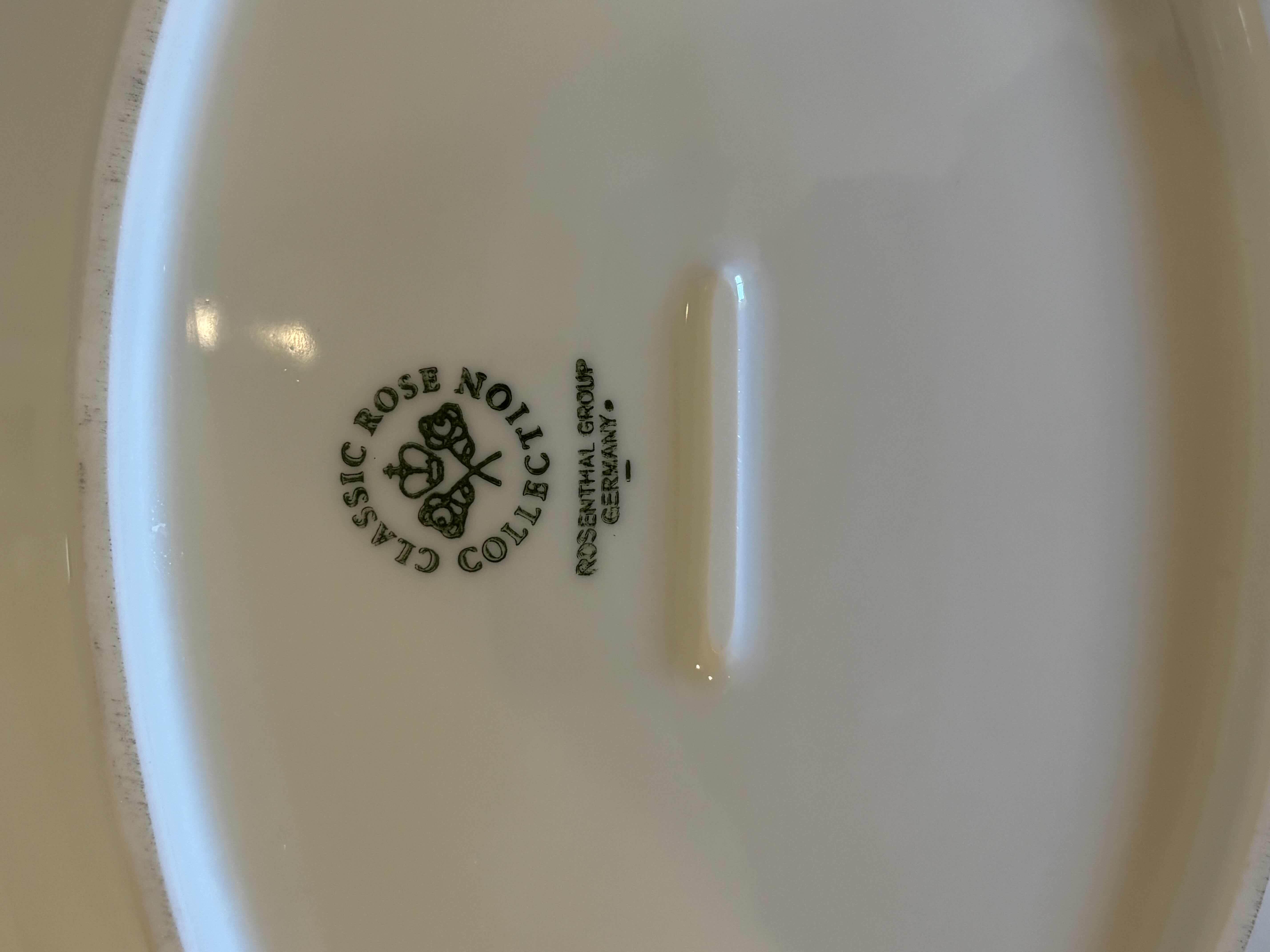 Photo 1 of ROSENTHAL GROUP CLASSIC ROSE COLLECTION SERVING BOWL & REGAL CHINA MELROSE PATTERN PLATE 10.5”D