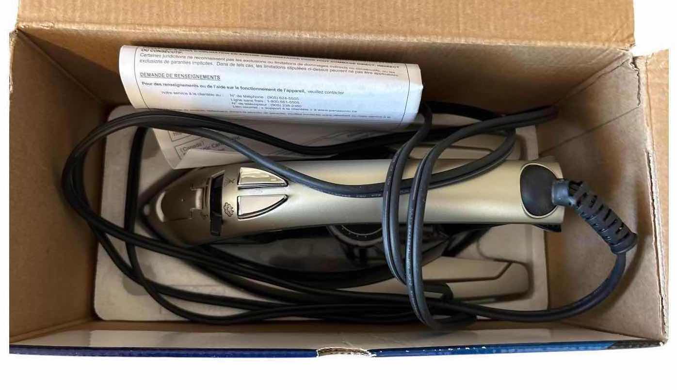 Photo 1 of (2)PCS ELECTRIC STEAM IRON- PANASONIC QUICK MULTI-DIRECTIONAL STEAM IRON (MODEL NI-W810CS) AND A BLACK & DECKER HOME QUICK ’N EASY IRON IN ORIGINAL BOX