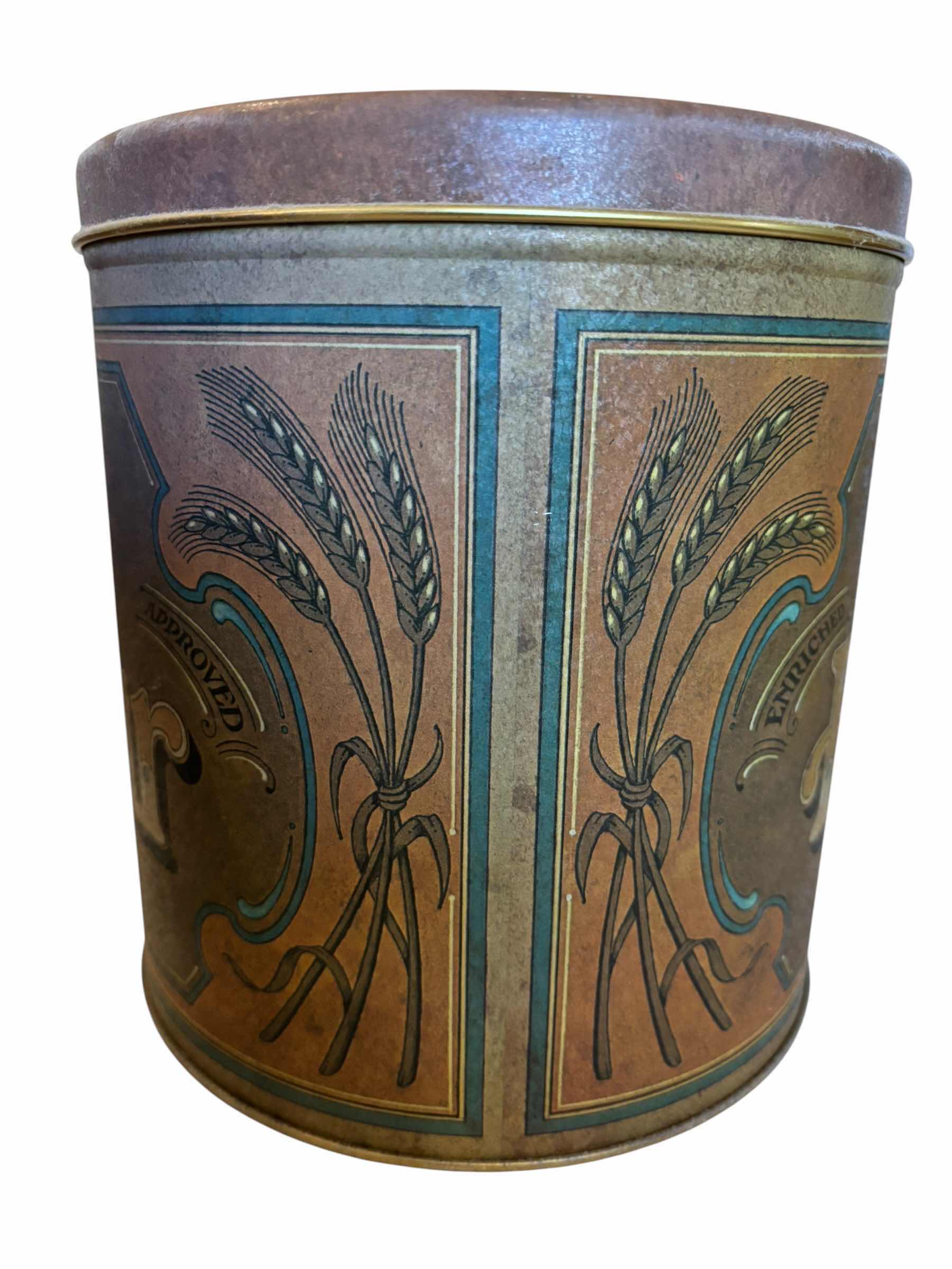 Photo 1 of COLLECTIBLE KITCHEN TINS (4), TALLEST H8”