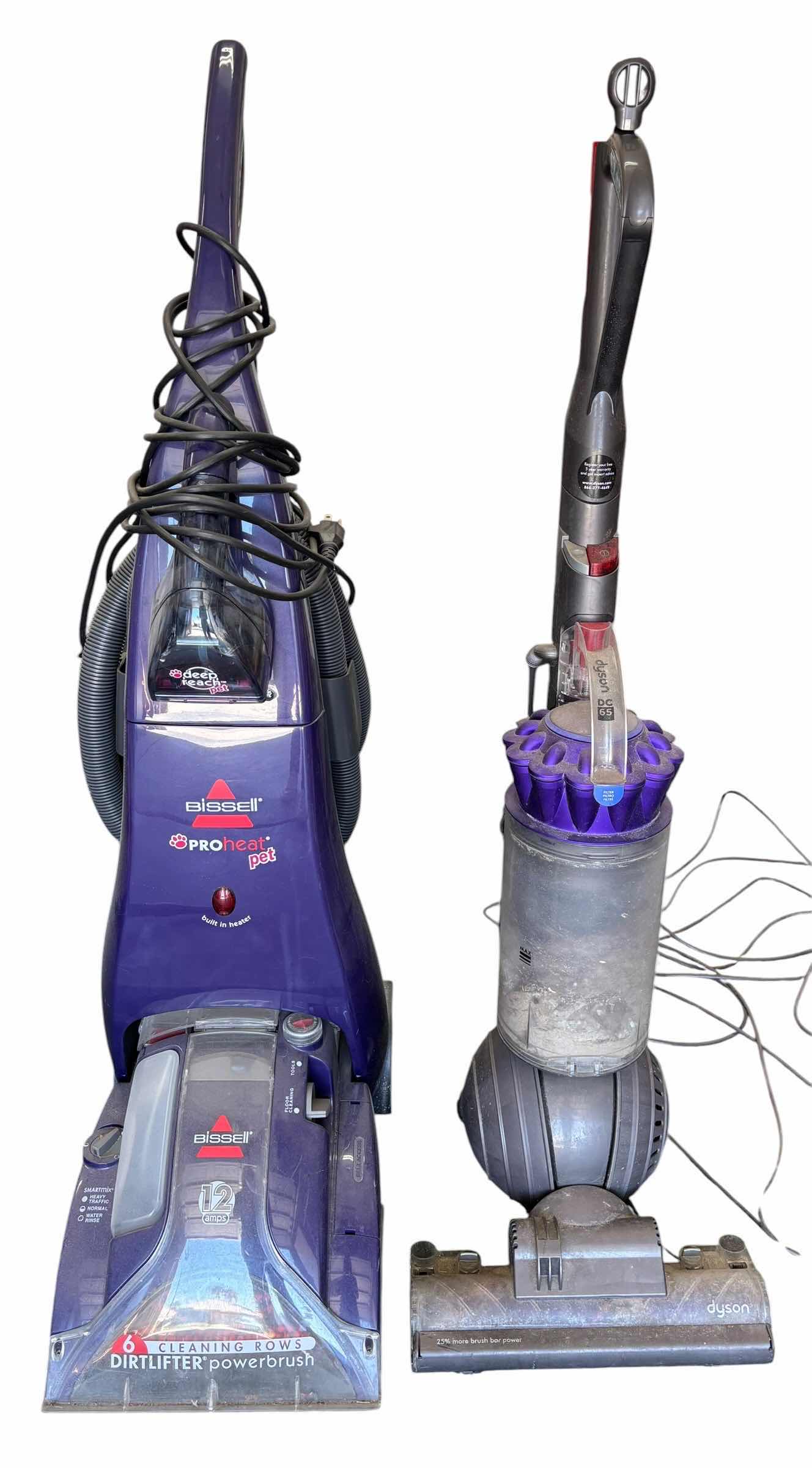 Photo 1 of BISSELL PRO HEAT PET CARPET CLEANER & DYSON VACUUM