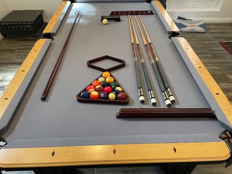 Photo 1 of Olhausen Accu-Fast 8’ Pool Table – Classic Quality, Gently Used