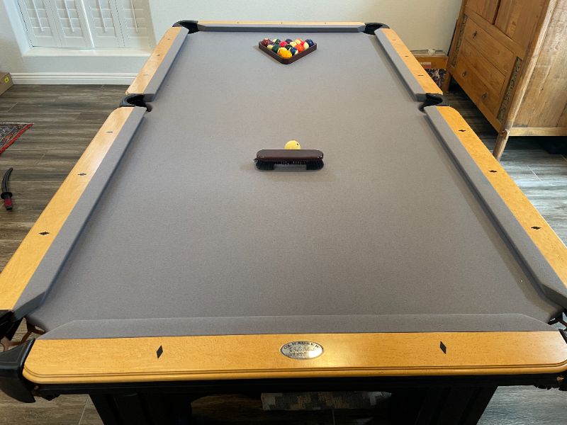 Photo 1 of Olhausen Accu-Fast 8’ Pool Table – Classic Quality, Gently Used