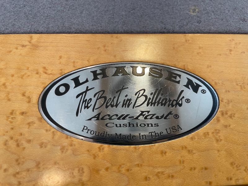 Photo 1 of Olhausen Accu-Fast 8’ Pool Table – Classic Quality, Gently Used