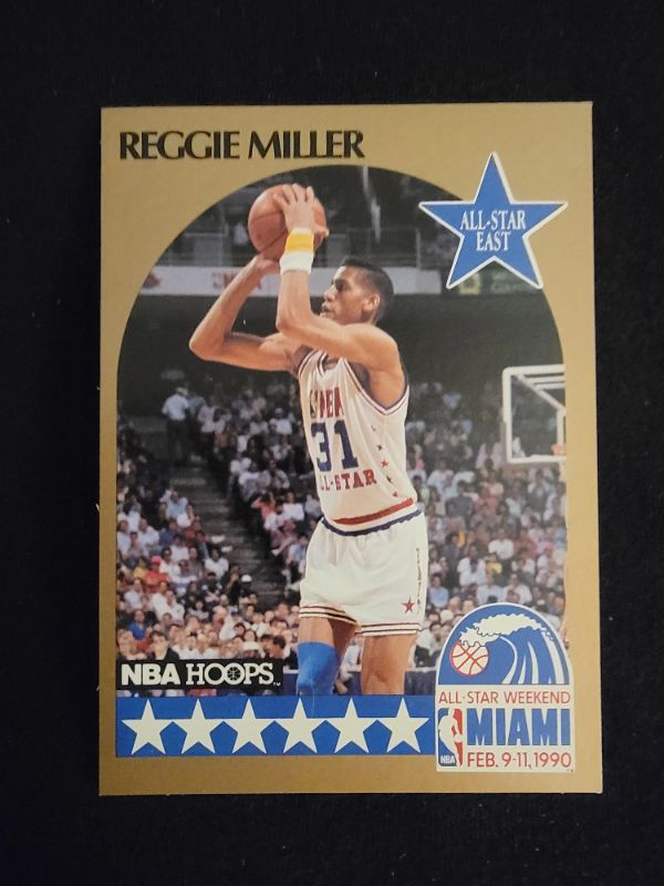 Photo 1 of 1990 REGGIE MILLER NBA HOOPS CARD - EXCELLENT CONDITION