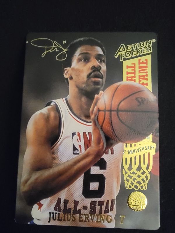 Photo 1 of 1993 DR. J 3D CARD - EXCELLENT CONDITION