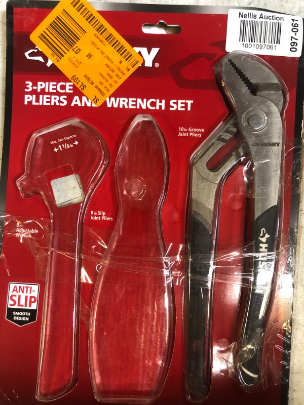 Photo 2 of  Husky Pliers and Wrench Set (3-Piece)
