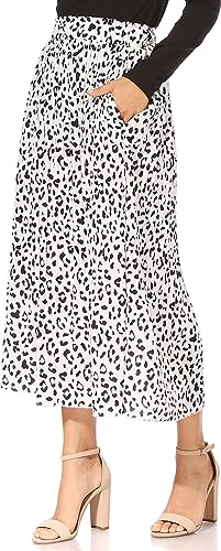 Photo 1 of Leopard Print Midi Skirt