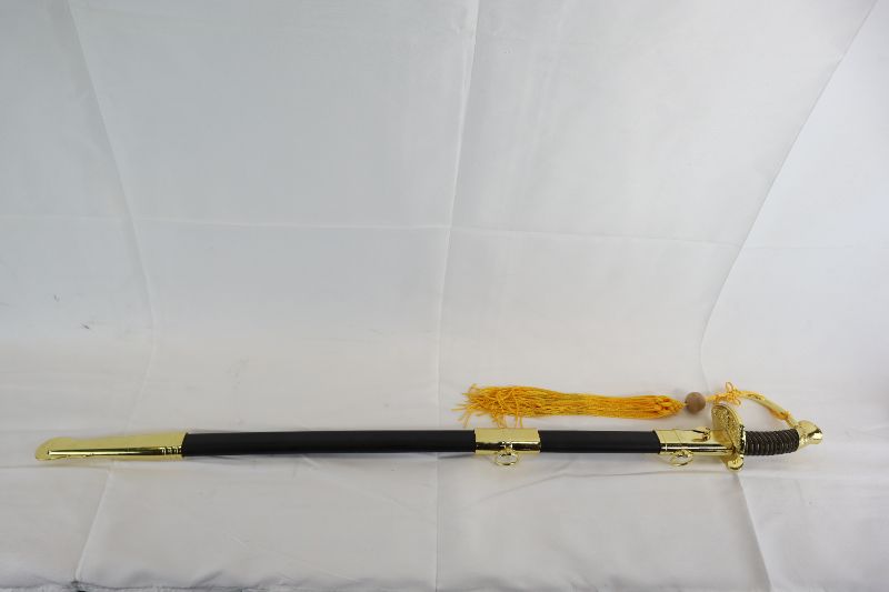 Photo 2 of GOLD AND BLACK DUTCH SWORD WITH TASSLE NEW 