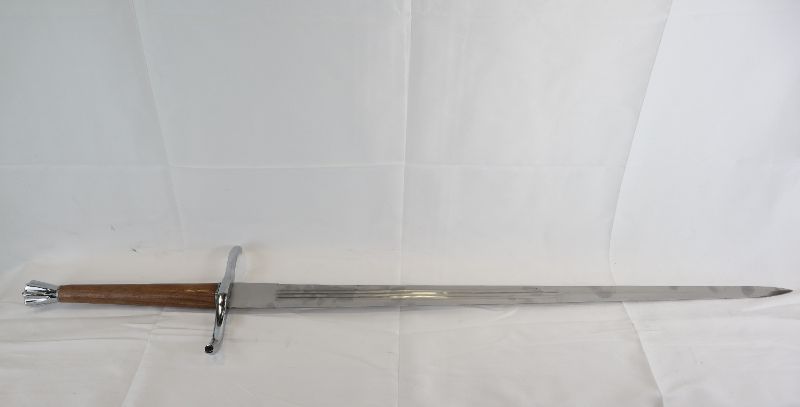 Photo 1 of BROWN AND SILVER MEDIEVIL SWORD 