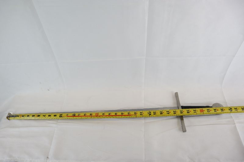 Photo 3 of BLACK AND SILVER MEDIEVAL SWORD SHARP NEW 