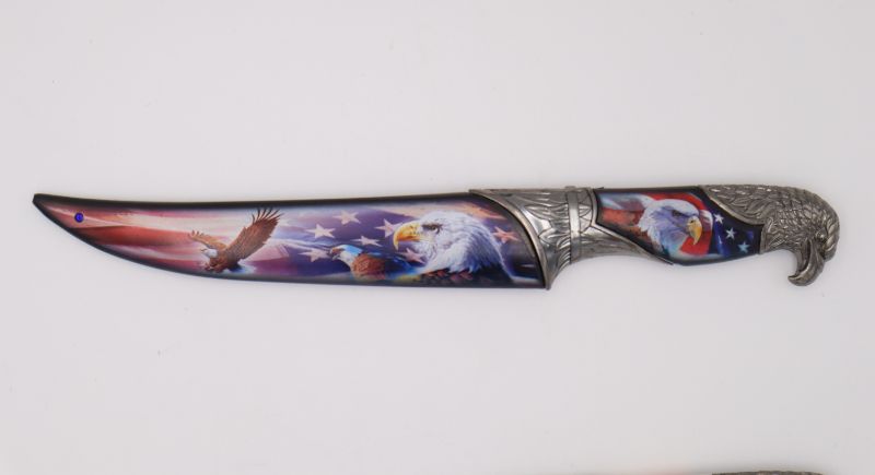 Photo 2 of 8 INCH EAGLES DISPLAY KNIFE NEW
