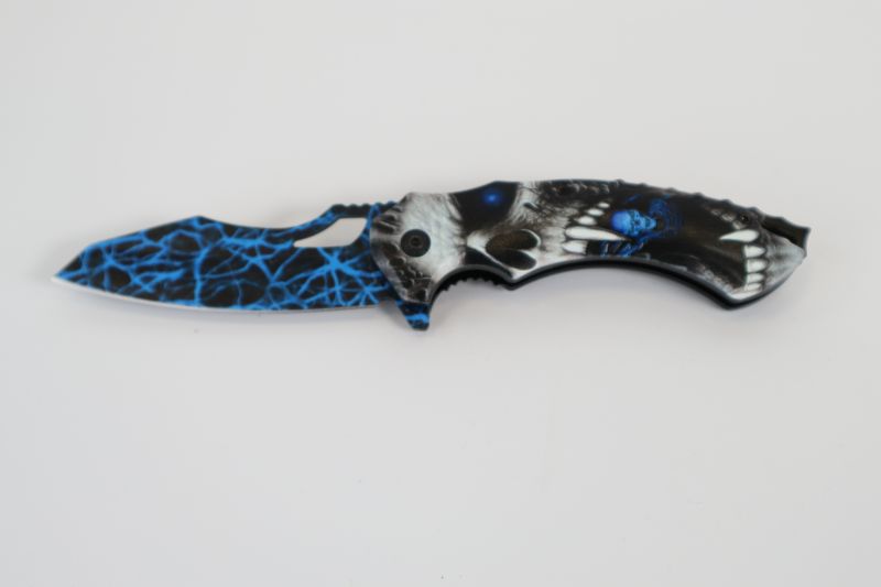 Photo 1 of BLUE VAMPIRE POCKET KNIFE NEW 