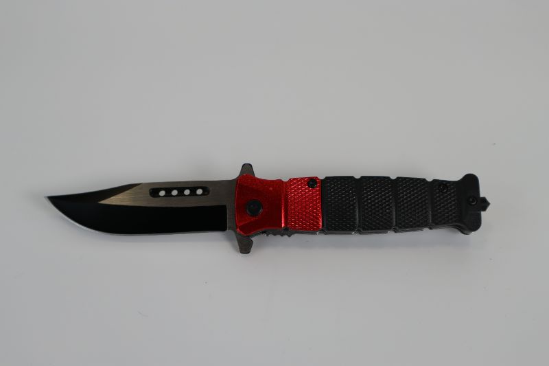 Photo 1 of RED BLACK POCKET KNIFE NEW 