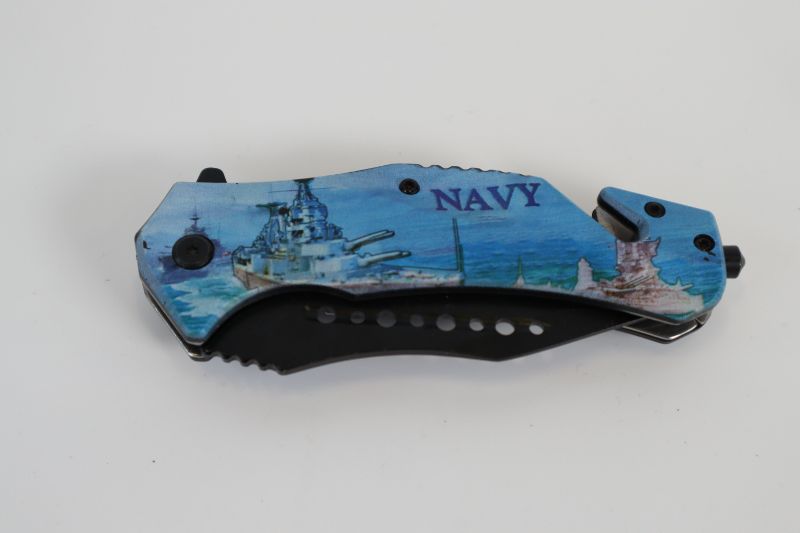 Photo 2 of NAVY SHIP POCKET KNIFE NEW 