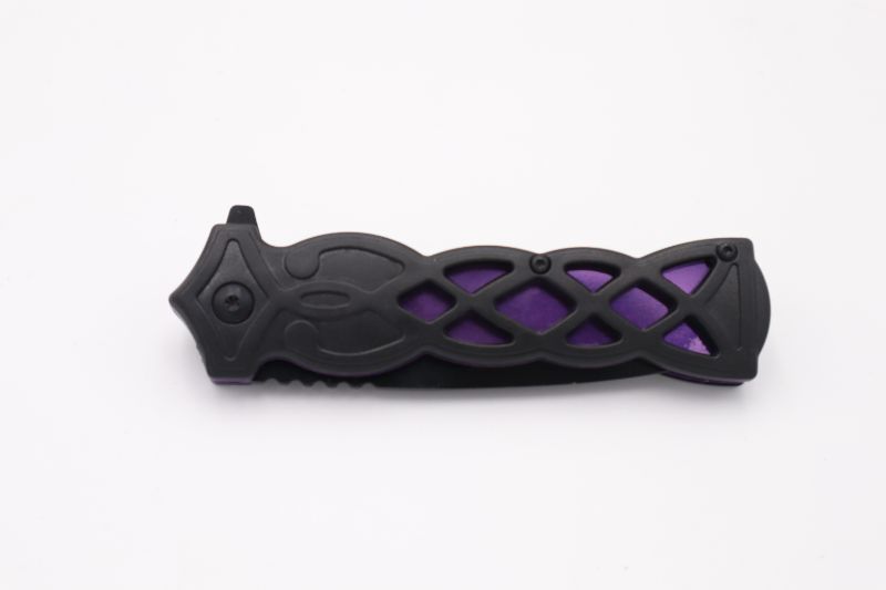 Photo 2 of BLACK PURPLE POCKET KNIFE NEW 