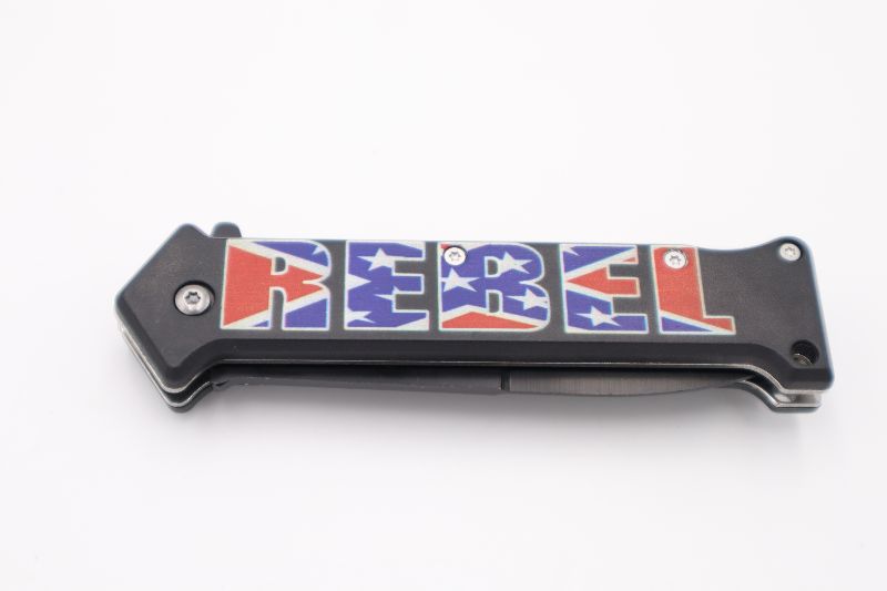 Photo 2 of REBEL CONFEDERATE FLAG POCKET KNIFE NEW