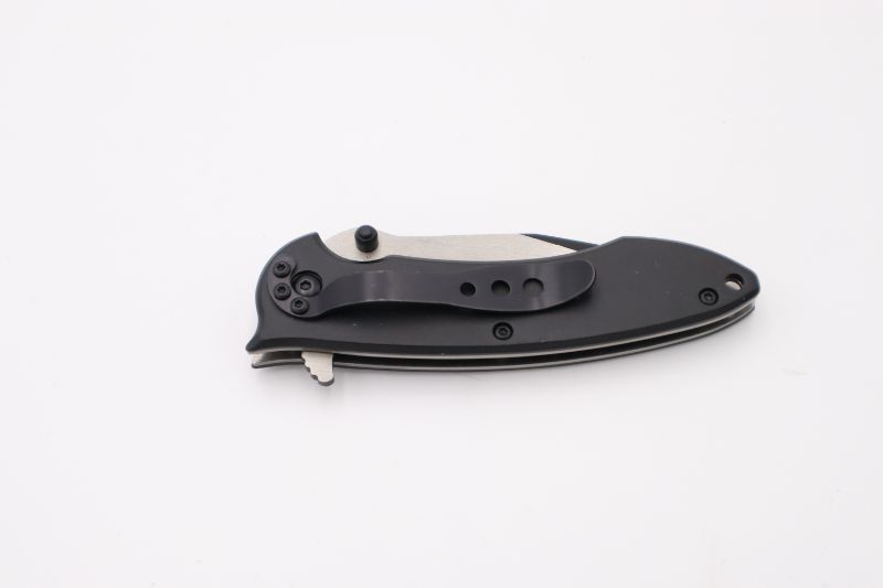 Photo 3 of CHOPPER FLAME 4.25" BLACK POCKET KNIFE NEW