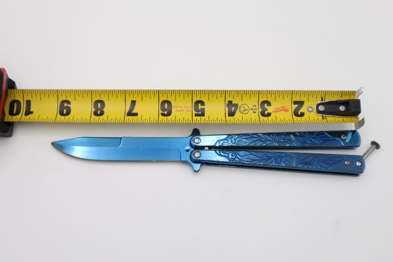 Photo 3 of BLUE BUTTERFLY KNIFE NEW