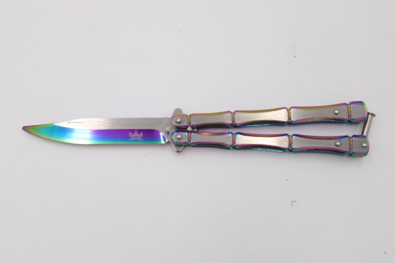 Photo 1 of OIL SLICK BONE STYLE POCKET KNIFE NEW