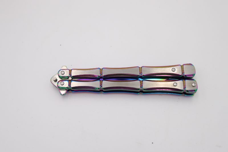 Photo 2 of OIL SLICK BONE STYLE POCKET KNIFE NEW