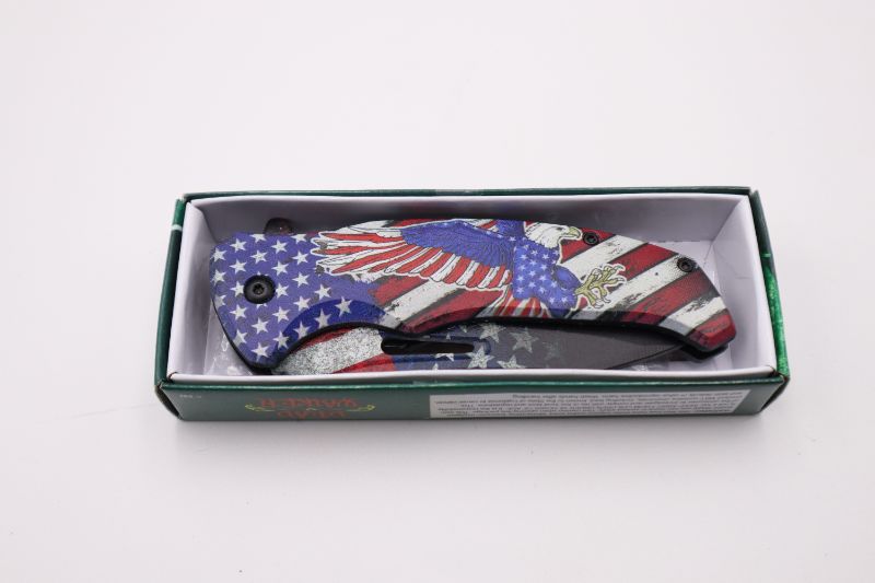 Photo 2 of 4.5 INCH USA FLYING EAGLE POCKET KNIFE NEW 