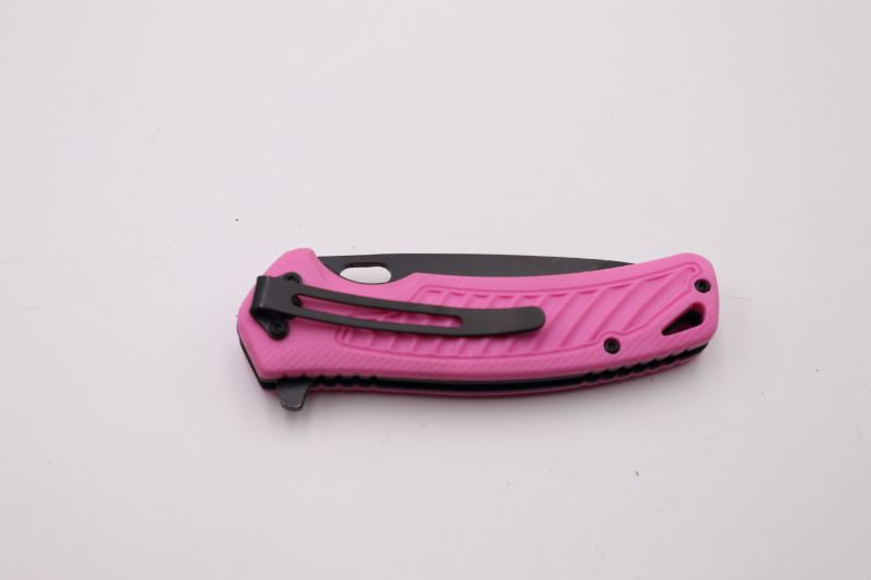 Photo 3 of 4.75 INCH PINK KWIK FORCE CL POCKET KNIFE NEW