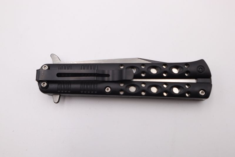 Photo 2 of 3.75 INCH BLACK BUTTERFLY BLADE NEW