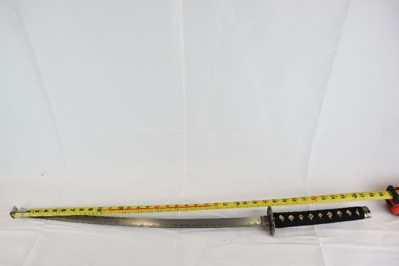 Photo 3 of 26 INCH KATANA SWORD WITH SNAKESKIN CASE SHARP NEW 