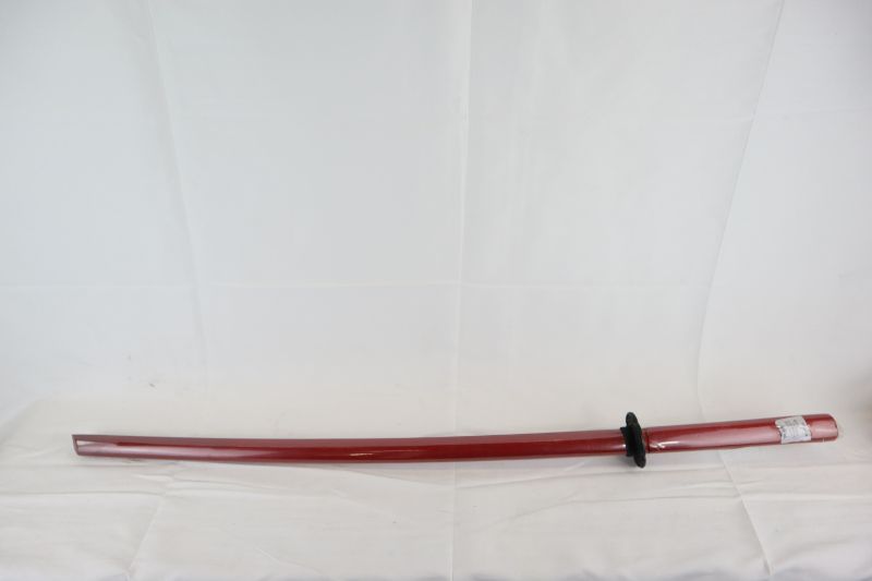 Photo 1 of 39 INCH RED WOODEN PRACTICE SWORD NEW 