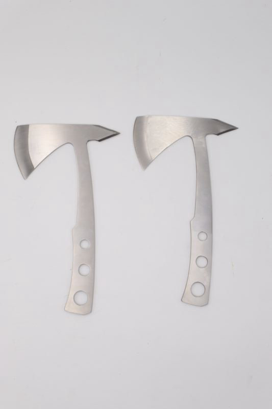 Photo 1 of 2 SET THROWING AXE STAINLESS STEEL NEW
