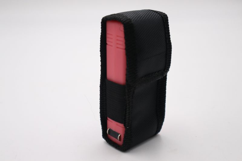 Photo 2 of PINK 3.75 INCH KWIK FORCE STUN GUN AND FLASHLIGHT CARRY CASE ABLE TO LOOP ONTO BELT NEW