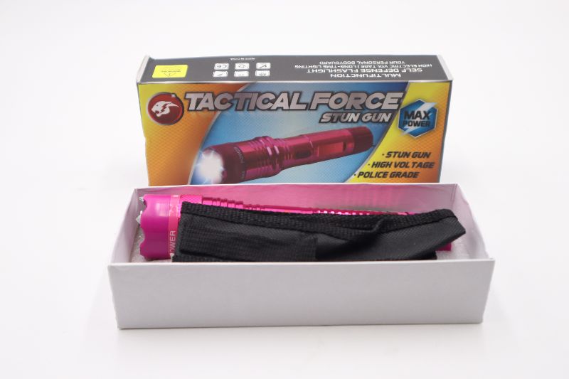 Photo 3 of PINK TACTICAL FORCE MAX POWER STUN GUN NEW