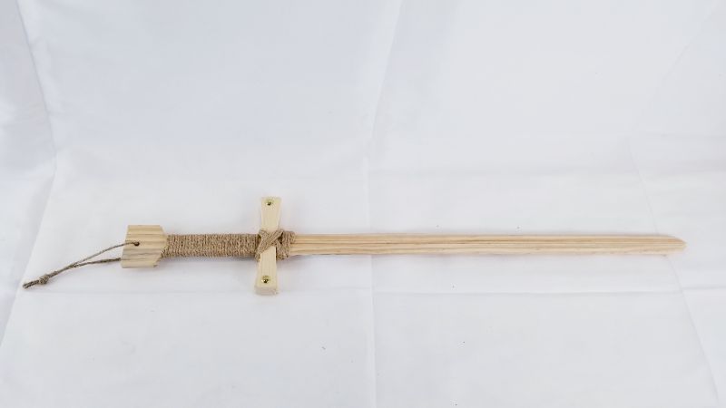 Photo 1 of 25.5 INCH WOODEN TOY SWORD NEW