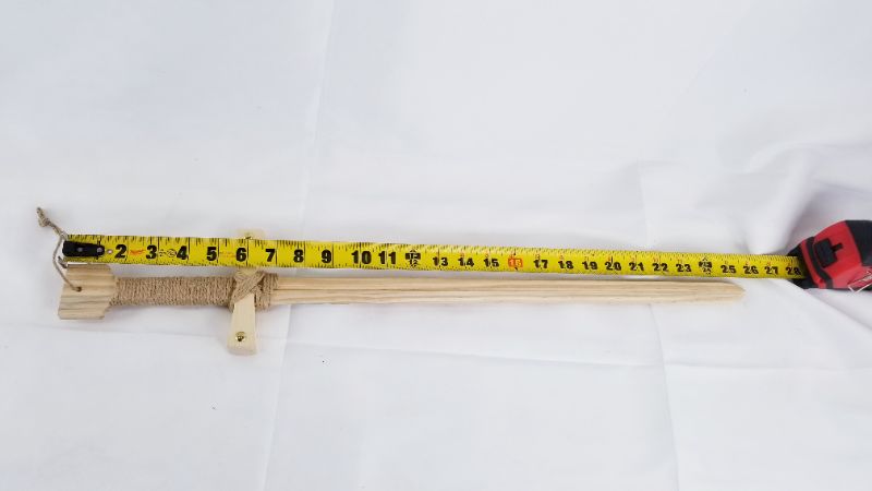 Photo 2 of 25.5 INCH WOODEN TOY SWORD NEW