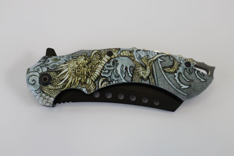 Photo 2 of DRAGON WITH SMOKE POCKET KNIFE NEW