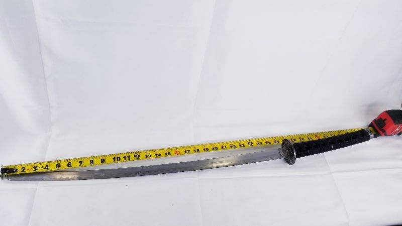 Photo 2 of 26 INCH KATANA SWORD WITH GOLD SPLASH ON THE SHEATH NEW