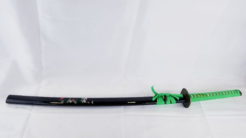 Photo 1 of 27 INCH SHARP KATANA WITH KOI FISH AND FLORAL DETAIL NEW