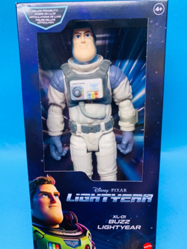 Photo 1 of 257541… Disney Pixar Buzz Lightyear 12” figure toy