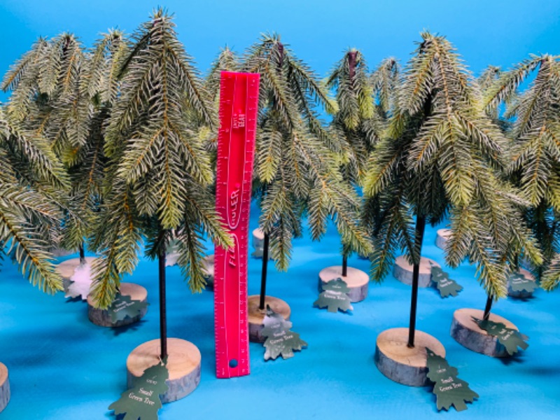 Photo 1 of 257591… 24 great wedding/holiday party centerpieces small 14” trees 