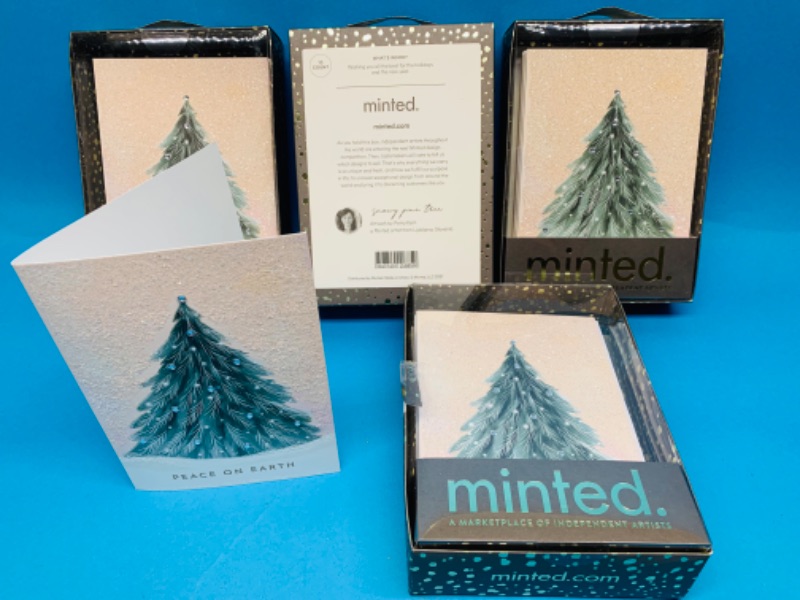 Photo 3 of 257631… 40 glittery Christmas cards 10 per box 