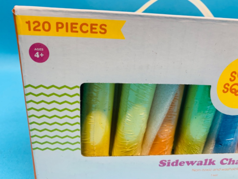 Photo 2 of 257685…sun squad 120 piece washable sidewalk chalk 