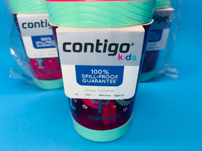 Photo 1 of 257799…3 contigo spillproof 14 oz. tumblers 