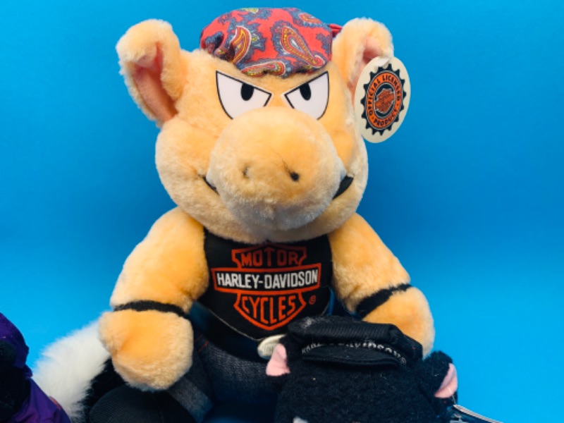 Photo 2 of 257861…3 Harley Davidson plushies with tags