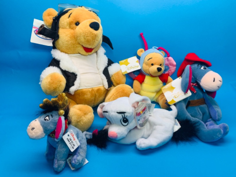 Photo 1 of 257863…5 Disney plushies with tags