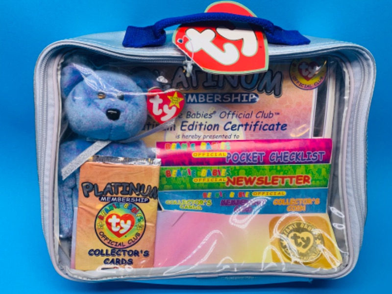 Photo 1 of 257891…sealed TY beanie baby platinum membership 